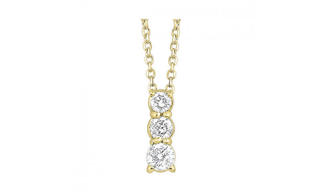 Gems One 14Kt Yellow Gold Diamond (1/4Ctw) Pendant - PD10311-4YF