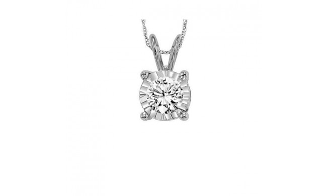 Gems One 14Kt White Gold Diamond (1/10 Ctw) Pendant - FP1420/10-4WC