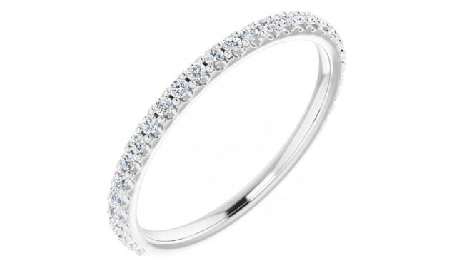 14K White 1/4 CTW Diamond Anniversary Band - 123041600P