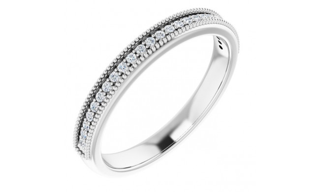 14K White 1/5 CTW Diamond Anniversary Band - 12297960001P