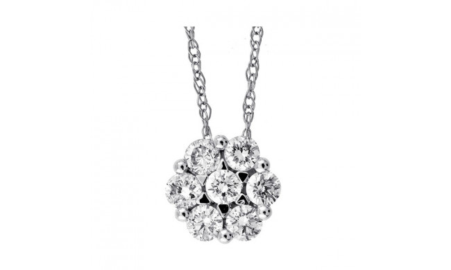 Gems One 14Kt White Gold Diamond (1/3Ctw) Pendant - PD32726-4WH