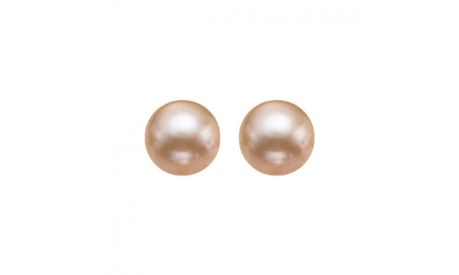 Gems One Silver Pearl (2 Ctw) Earring - FPPS10.5-SS