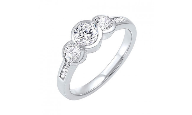 Gems One 14Kt White Gold Diamond (3/4Ctw) Ring - RG73329-4WC