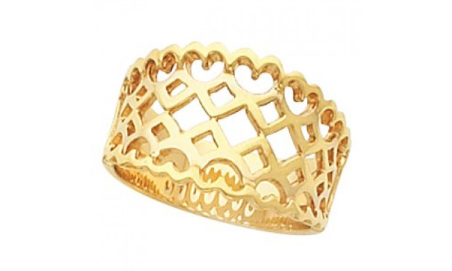 14K Yellow Freeform Ring - 51816342P