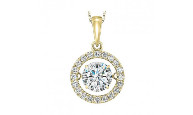 Gems One 14KT Yellow Gold & Diamond Rhythm Of Love Neckwear Pendant  - 1-1/4 ctw - ROL1041-4YC