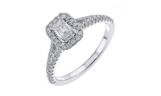 Gems One 14Kt White Gold Diamond(3/4Ctw) Ring - RG90357-4WC