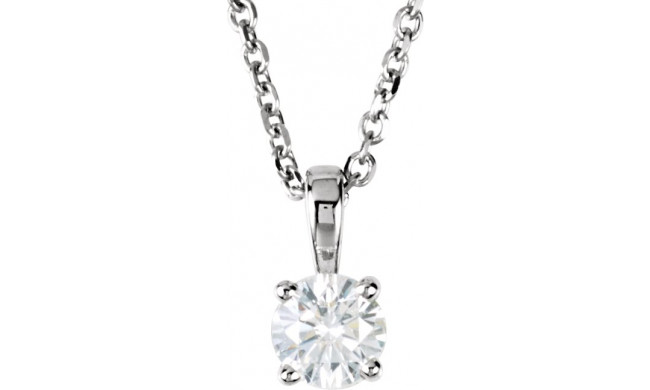 14K White 1/4 CTW Diamond 18 Necklace - 2839260001P