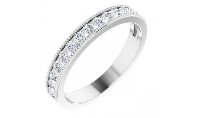 14K White 1/3 CTW Diamond Anniversary Band - 122754600P