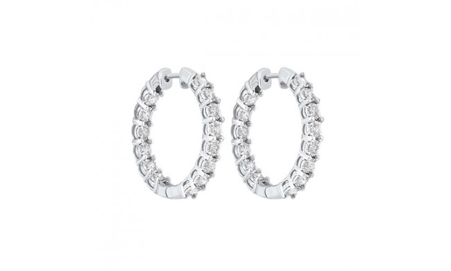 Gems One 14Kt White Gold Diamond (1/2Ctw) Earring - ER24324-4WC