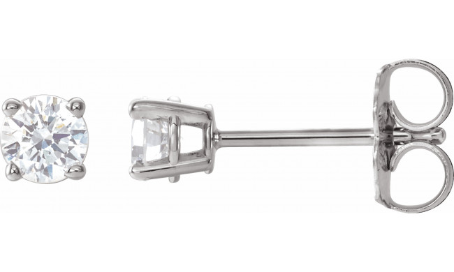 14K White 1/3 CTW Diamond Earrings - 187460055P