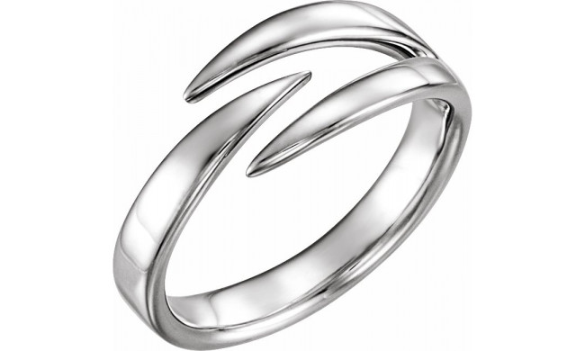 14K White Negative Space Ring - 51706101P