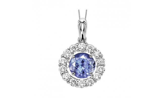 Gems One 14KT White Gold & Diamond Rhythm Of Love Neckwear Pendant   - 1/2 ctw - ROL1092-4WCT