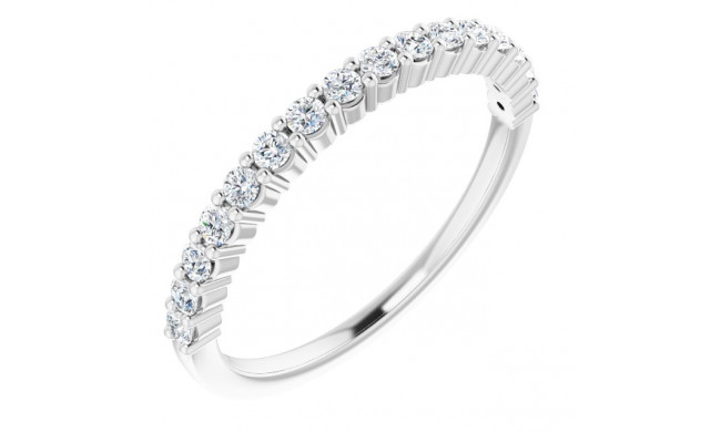 14K White 1/3 CTW Diamond Anniversary Band - 12287760047P