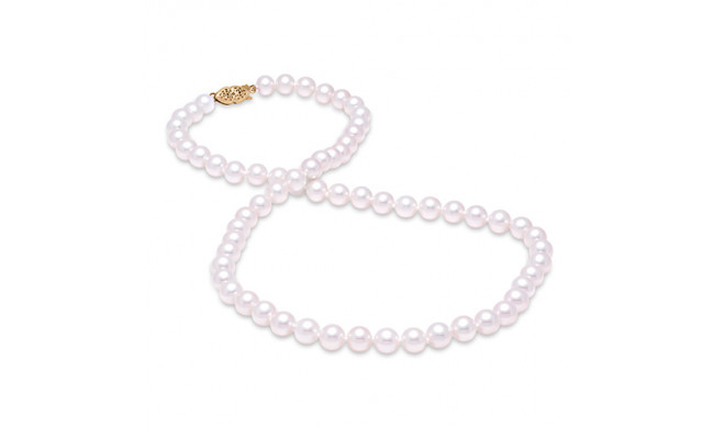 Mastaloni Ladies 14k Yellow Gold Freshwater Pearl Strand Necklace