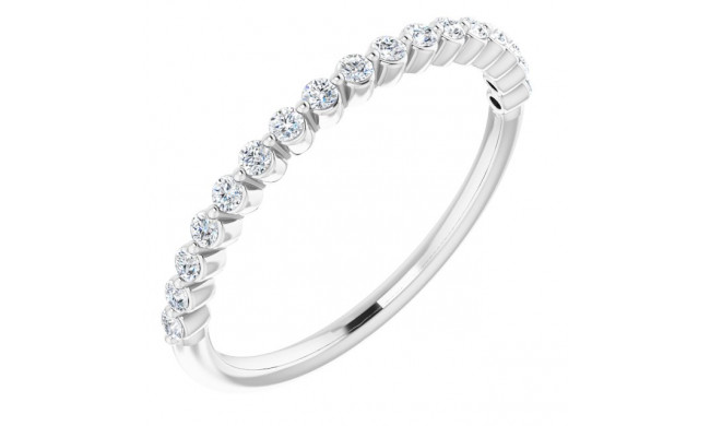 14K White 1/4 CTW Diamond Anniversary Band - 123418600P