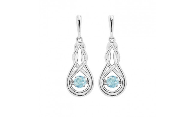 Gems One Silver (SLV 995) Stunning Fashion Earrings - ROL2238-SSNCPT