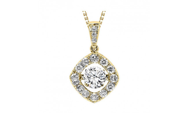 Gems One 14KT Yellow Gold & Diamond Rhythm Of Love Neckwear Pendant  - 1 ctw - ROL1152-4YC