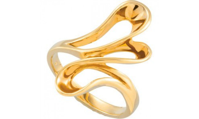 14K Yellow Freeform Ring - 51856350P