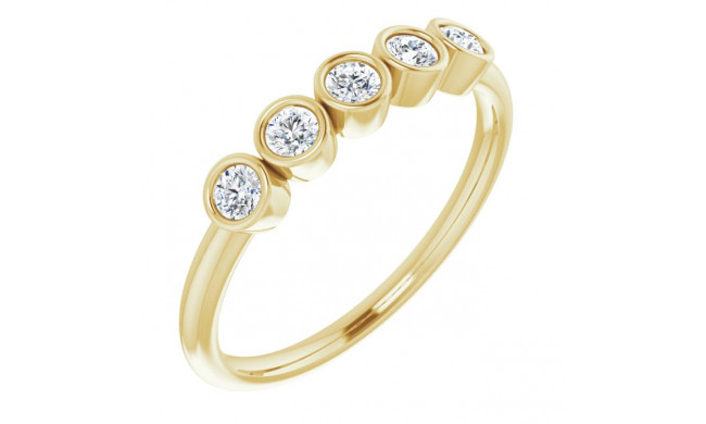 14K Yellow 1/3 CTW Diamond Ring - 122852606P