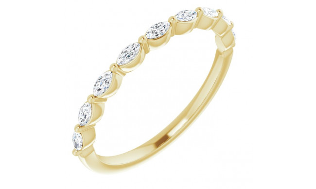 14K Yellow 1/4 CTW Diamond Anniversary Band - 123294601P