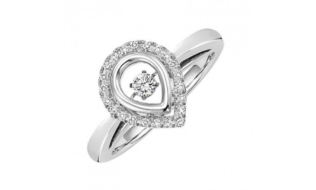 Gems One 10KT White Gold & Diamond Rhythm Of Love Fashion Ring  - 1/5 ctw - ROL1177-1WC