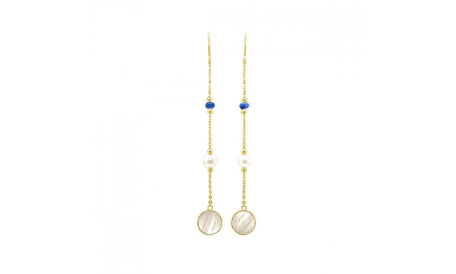 Gems One 10Kt Yellow Gold Earring - ER10555-1YSPMOP