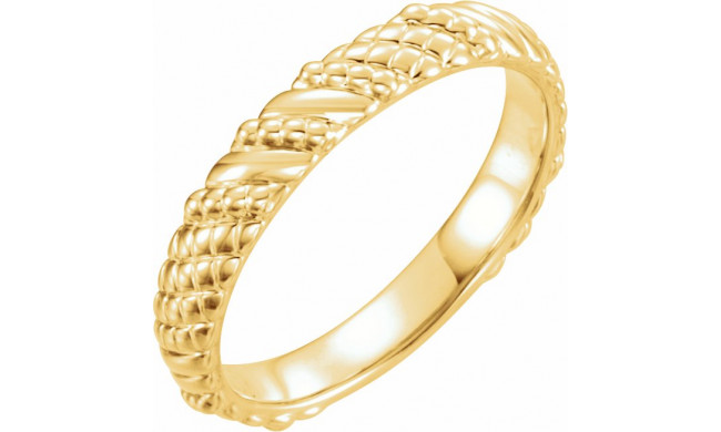 14K Yellow Stackable Ring - 51644107P