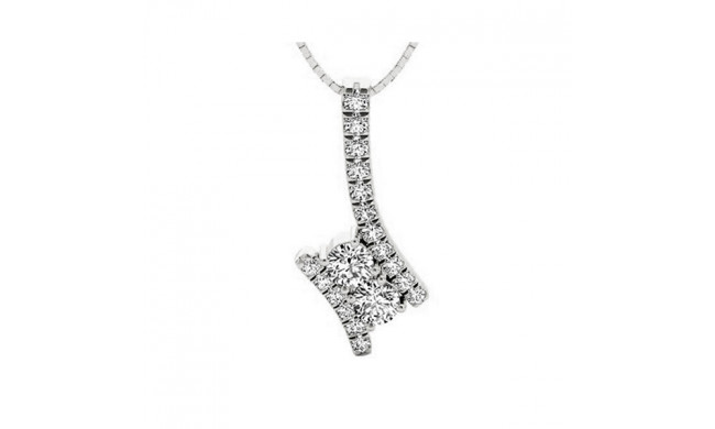 Gems One 14Kt White Gold Diamond (1Ctw) Pendant - TWO1001/100-4WC