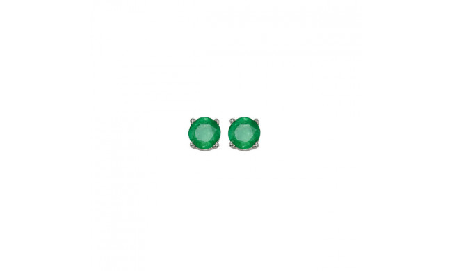 Gems One 14Kt White Gold Emerald (1/2 Ctw) Earring - EER40-4W