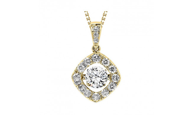 Gems One 14KT Yellow Gold & Diamond Rhythm Of Love Neckwear Pendant  - 1-1/4 ctw - ROL1153-4YC