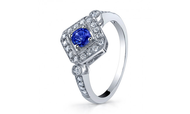 Stanton Color 14k Gold Blue Sapphire Ring