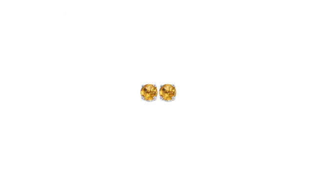 Gems One 14Kt White Gold Citrine (1/5 Ctw) Earring - ECR30-4W