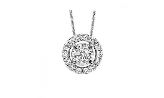 Gems One 14Kt White Gold Diamond (1/2Ctw) Pendant - FP4153/50-4WC