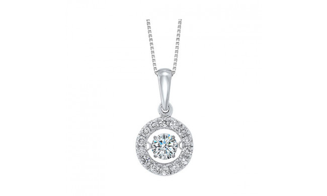 Gems One 14Kt White Gold Diamond (1/2Ctw) Pendant - ROL1065-4WC