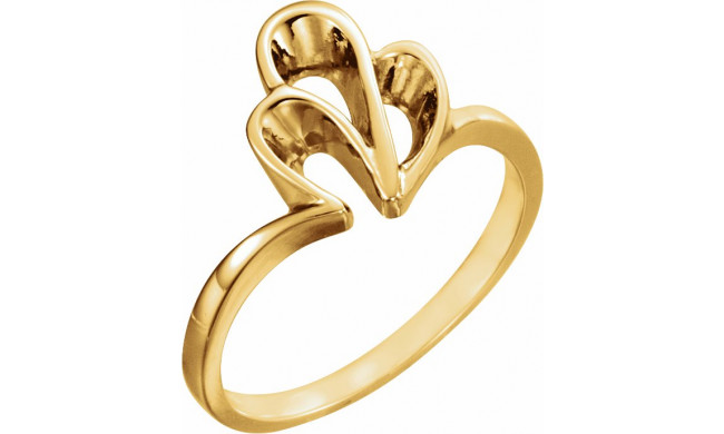 14K Yellow Freeform Remount Ring - 537120388P