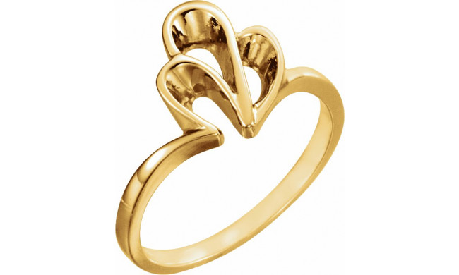 14K Yellow Freeform Remount Ring - 537120388P