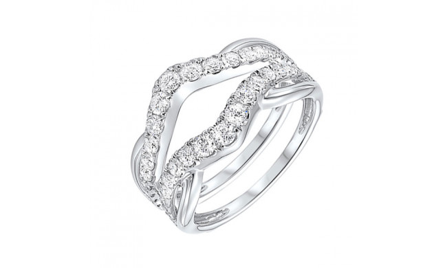 Gems One 14Kt White Gold Diamond (1/2Ctw) Ring - RG10277-4WD