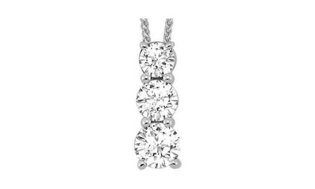 Gems One 14Kt White Gold Diamond (3/4Ctw) Pendant - PD10313-4WF