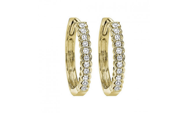Gems One 10Kt Yellow Gold Diamond (1/6Ctw) Earring - FE2046-1YD