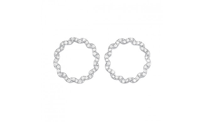 Gems One 14Kt White Gold Diamond (1Ctw) Earring - ER10556/100-4WF