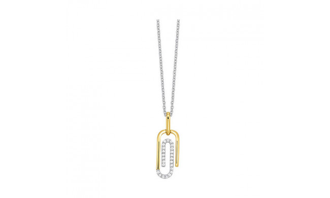 Gems One 10Kt Yellow Gold Diamond (1/10 Ctw) Pendant - PD10626-1YSC