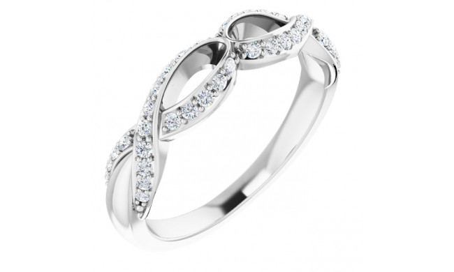 14K White 1/4 CTW Diamond Anniversary Band - 1227826000P