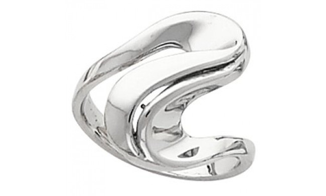 14K White Freeform Ring - 41414513P