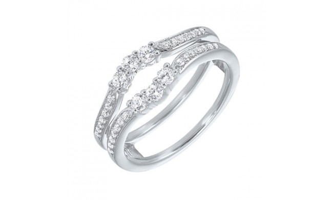 Gems One 14Kt White Gold Diamond(1/3Ctw) Ring - WB5773IR-4WC