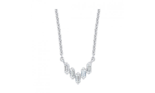Gems One 14Kt White Gold Diamond (1/10 Ctw) Pendant - PD30836-4WC