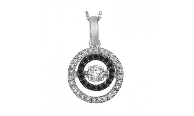 Gems One 14KT White Gold & Diamonds Stunning Neckwear Pendant - 3/8 ctw - ROL1013-4WCBK