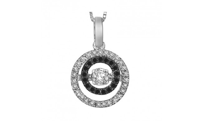 Gems One 14KT White Gold & Diamonds Stunning Neckwear Pendant - 3/8 ctw - ROL1013-4WCBK