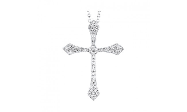 Gems One 14Kt White Gold Diamond (1/8Ctw) Pendant - PD30815-4WD