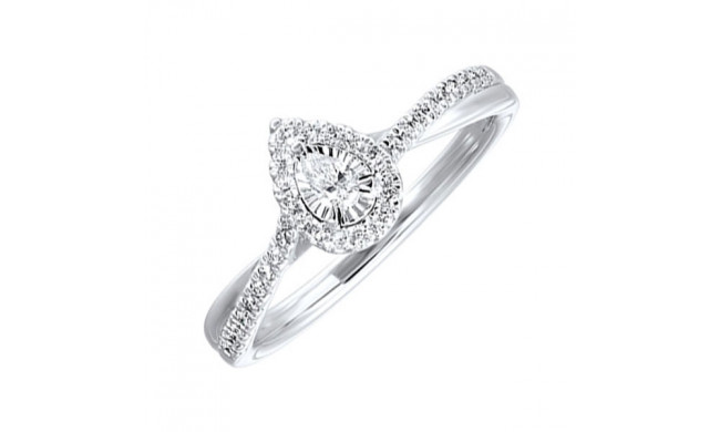 Gems One 14Kt White Gold Diamond(1/4Ctw) Ring - RG76917-4WC