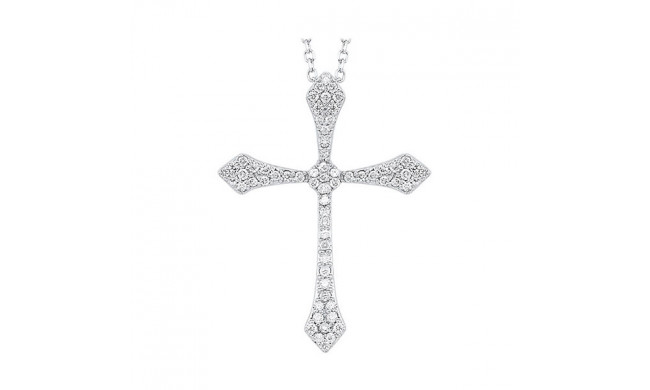 Gems One 14Kt White Gold Diamond (1/4Ctw) Pendant - PD30817-4WD